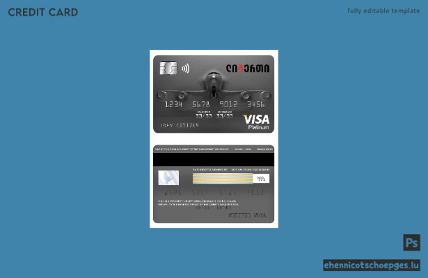 Georgia Liberty Bank Visa Platinum Card – Beispielvorschau